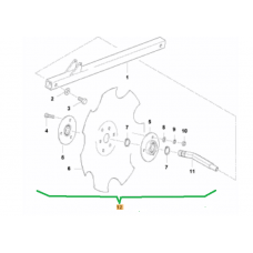 Диск з ступицею в зборі Monopill Kverneland KL830121